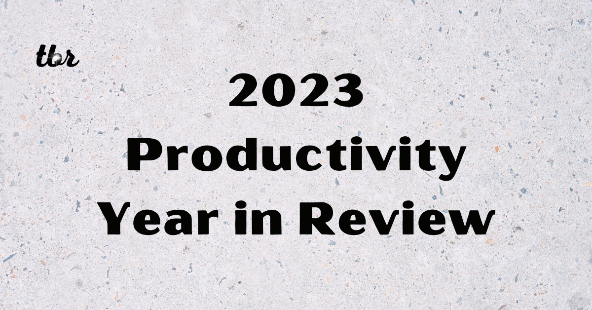 2023 Productivity Year in Review