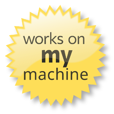 Official Works On My Machine Certification Badge