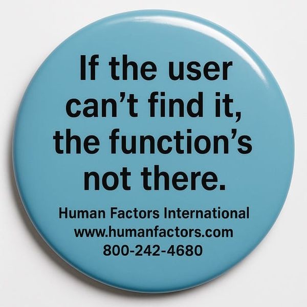 If the User Can’t Find It...