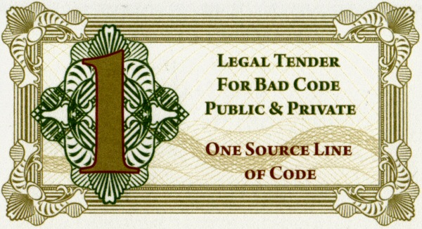 Buy Bad Code Offsets Today!