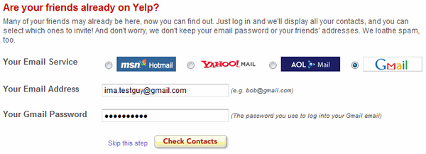 Please Give Us Your Email Password
