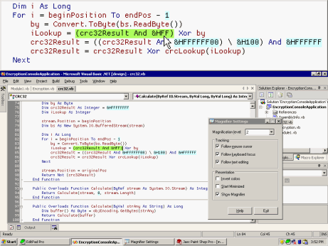 Presentation Magnification