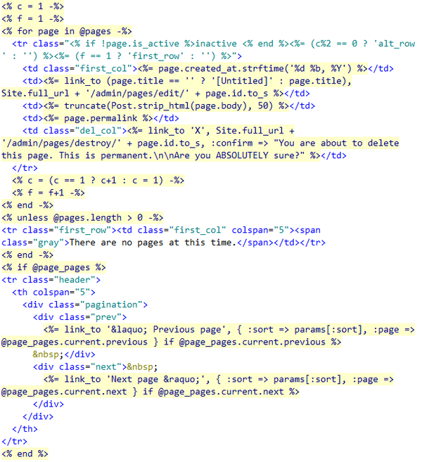 Web Development as Tag Soup