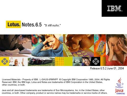 Lotus Notes: Survival of the Unfittest