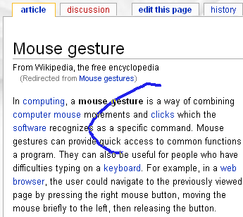 Will Mouse Gestures Ever Be Mainstream?