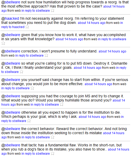 On Escalating Communication