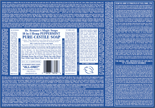 Information Density and Dr. Bronner