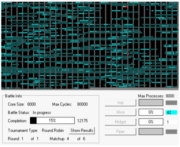 Core War: Two Programs Enter, One Program Leaves