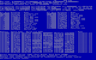 Windows NT 3.1 BSOD