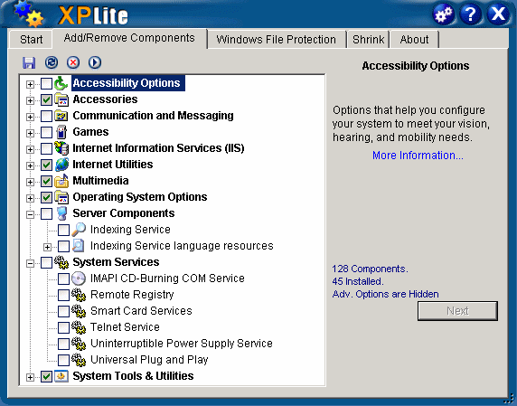 XPlite Screenshot