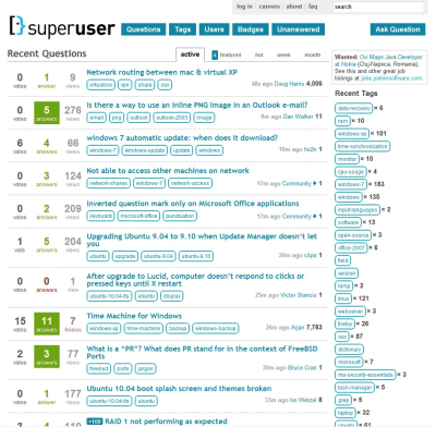 superuser screenshot superuser.com screenshot