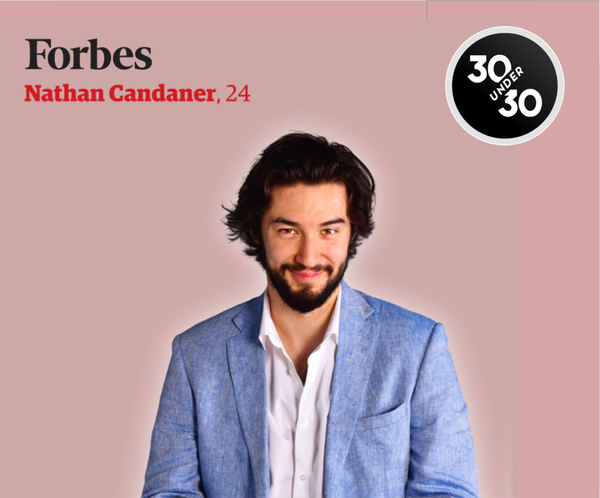JobzMall CEO Nathan Candaner honored Forbes '30 under 30'