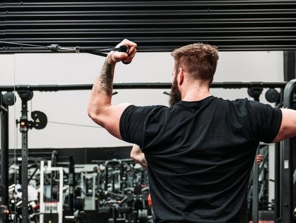 Bicep curls for shoulder function.