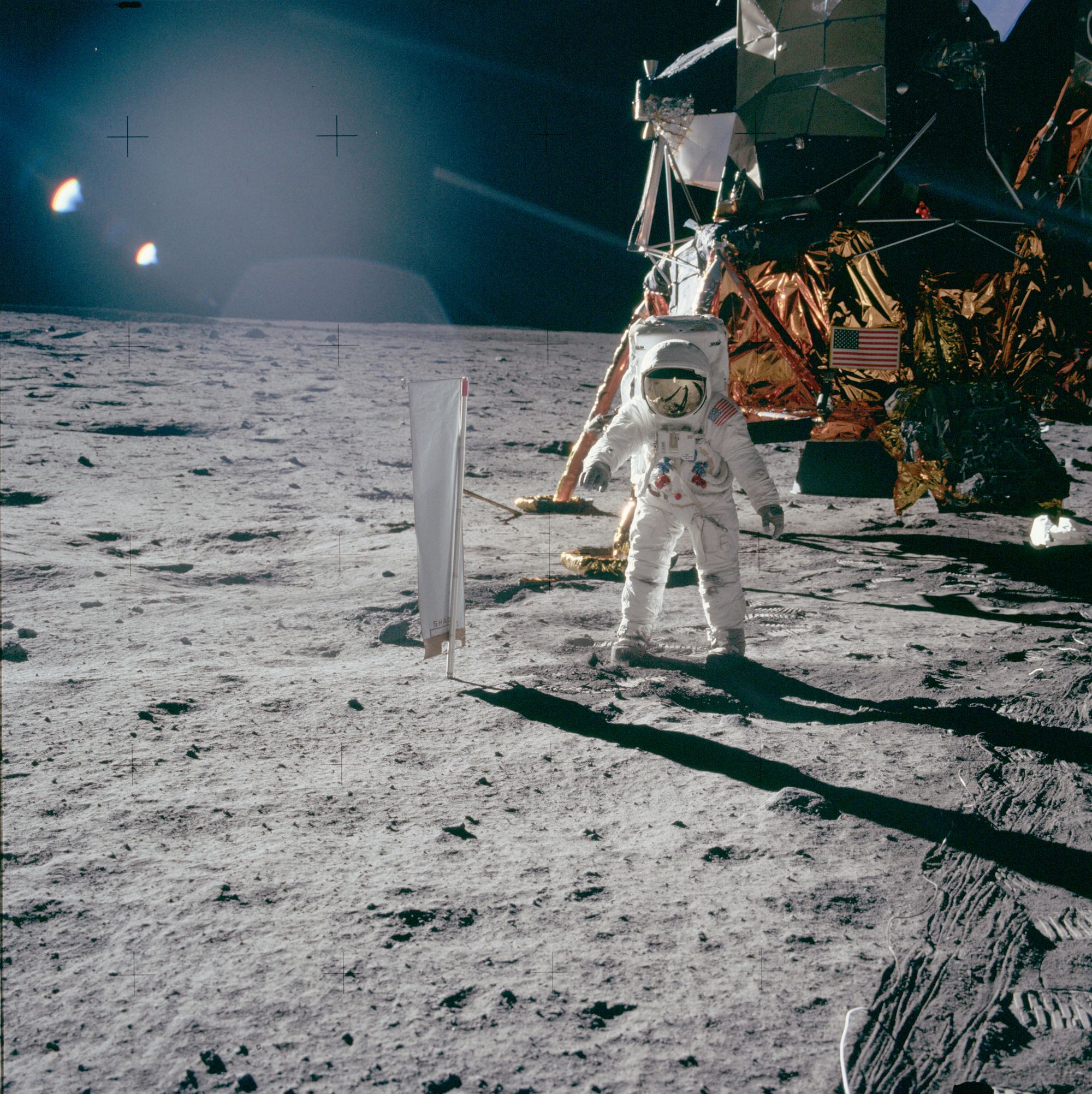 Astronaut on the moon