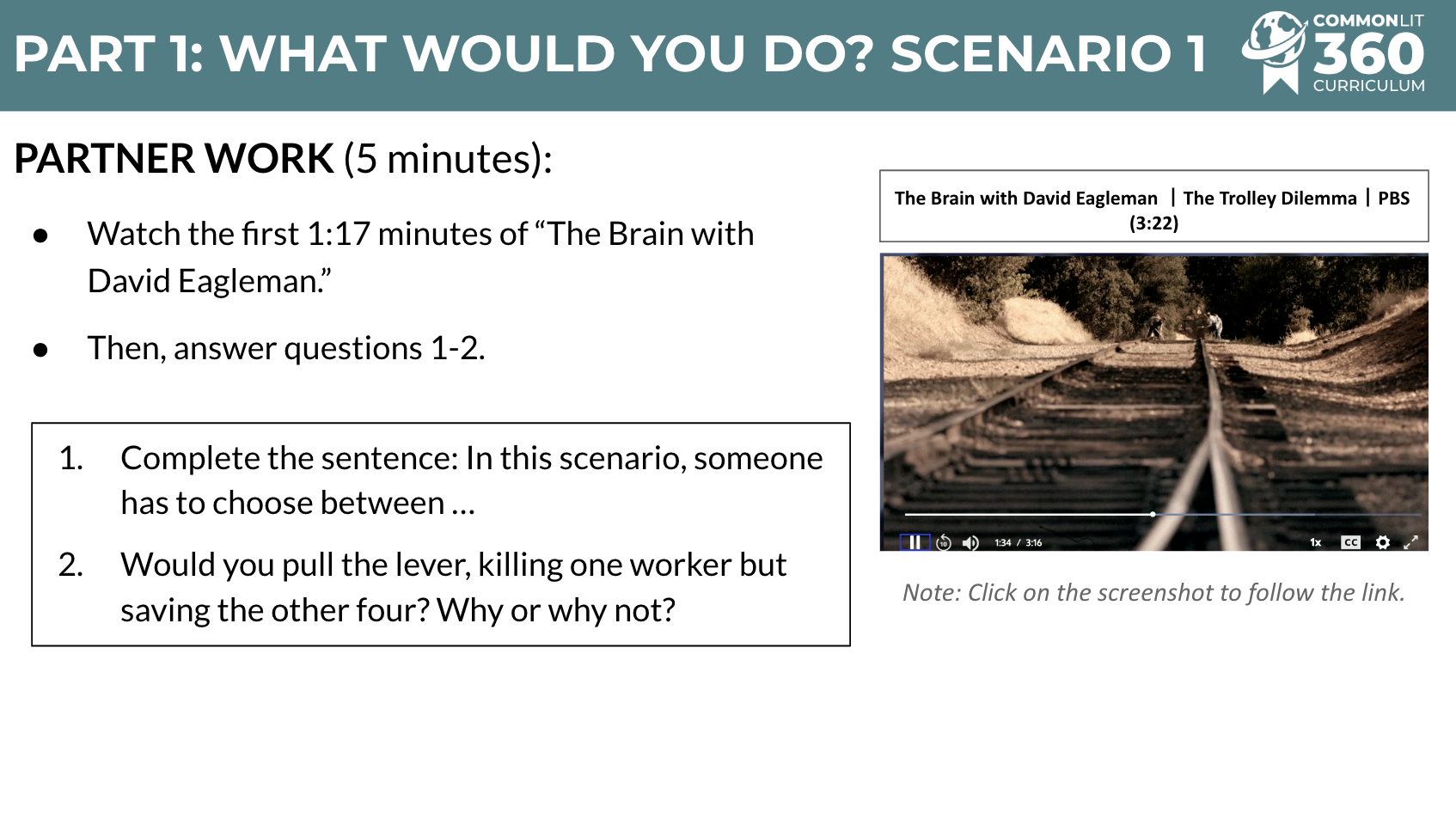 Related Media Lesson “Analyzing Suspense in Film” with a video clip from Jurassic Park and discussion questions to accompany the video.