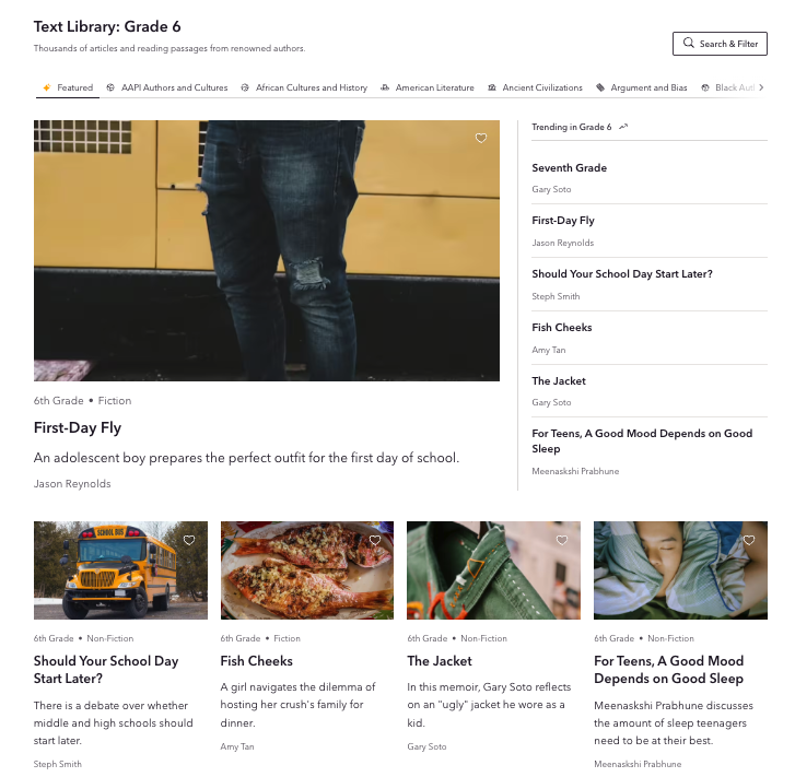CommonLit's free online digital text library.