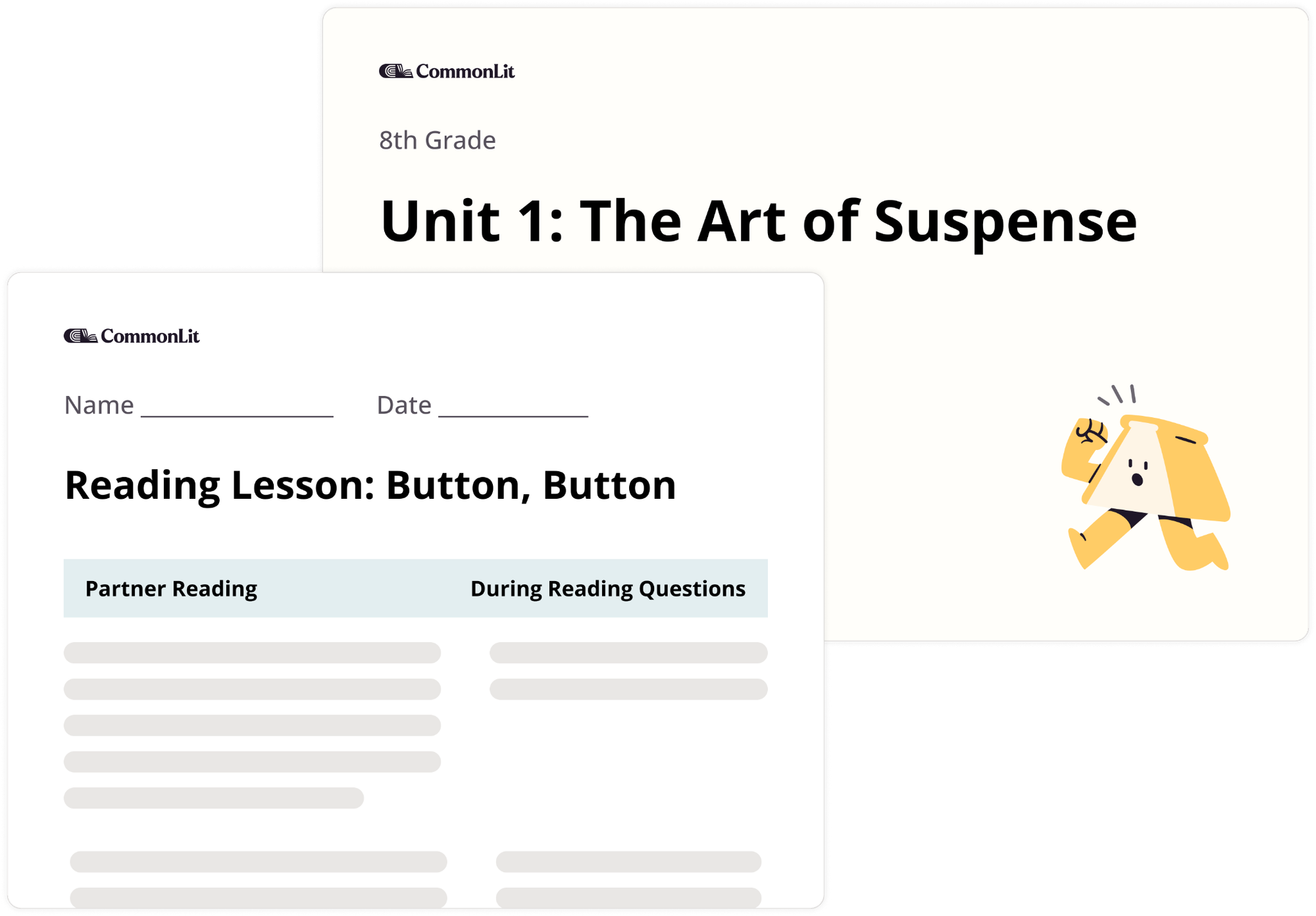 A CommonLit 360 Unit Lesson mockup