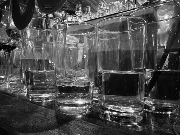 March in Black and White