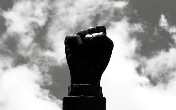 Old Man Shakes Fist at Words