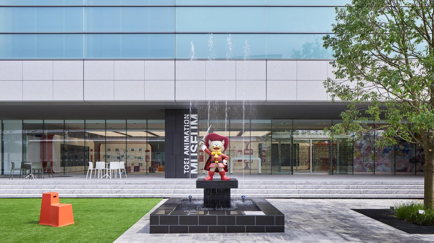 Exterior of Toei Animation Museum in Nerima, Tokyo, Japan.