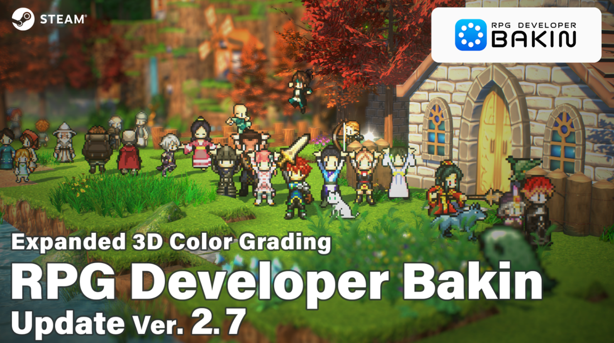 RPG Developer Bakin 2.7 Adds DirectX 12 Beta and Steam Deck Support for Indie Games