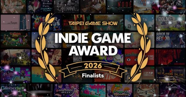 Taipei Game Show announces the finalists for its 2027 Indie Game Award.