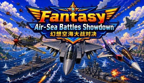 Official promotional artwork for Sea Land Air: Four Nations War, an indie military strategy board game by LiTsunluROAD.