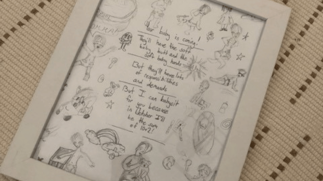 What To Write In A Baby Shower Book? A Poem!