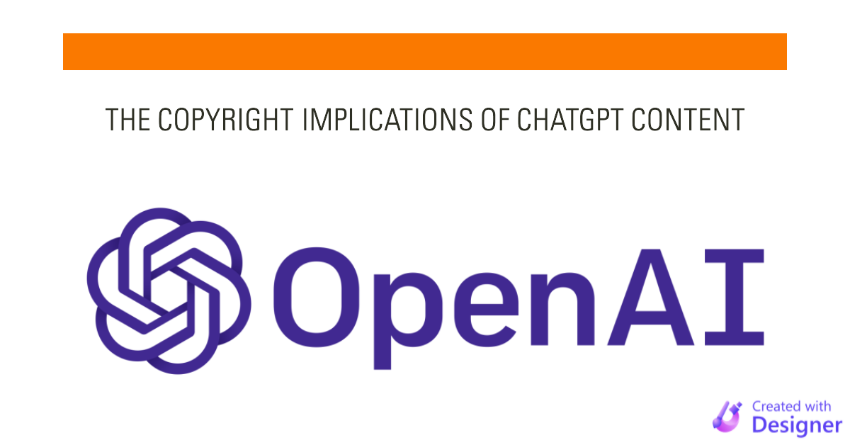 Copyright Implications of ChatGPT Content