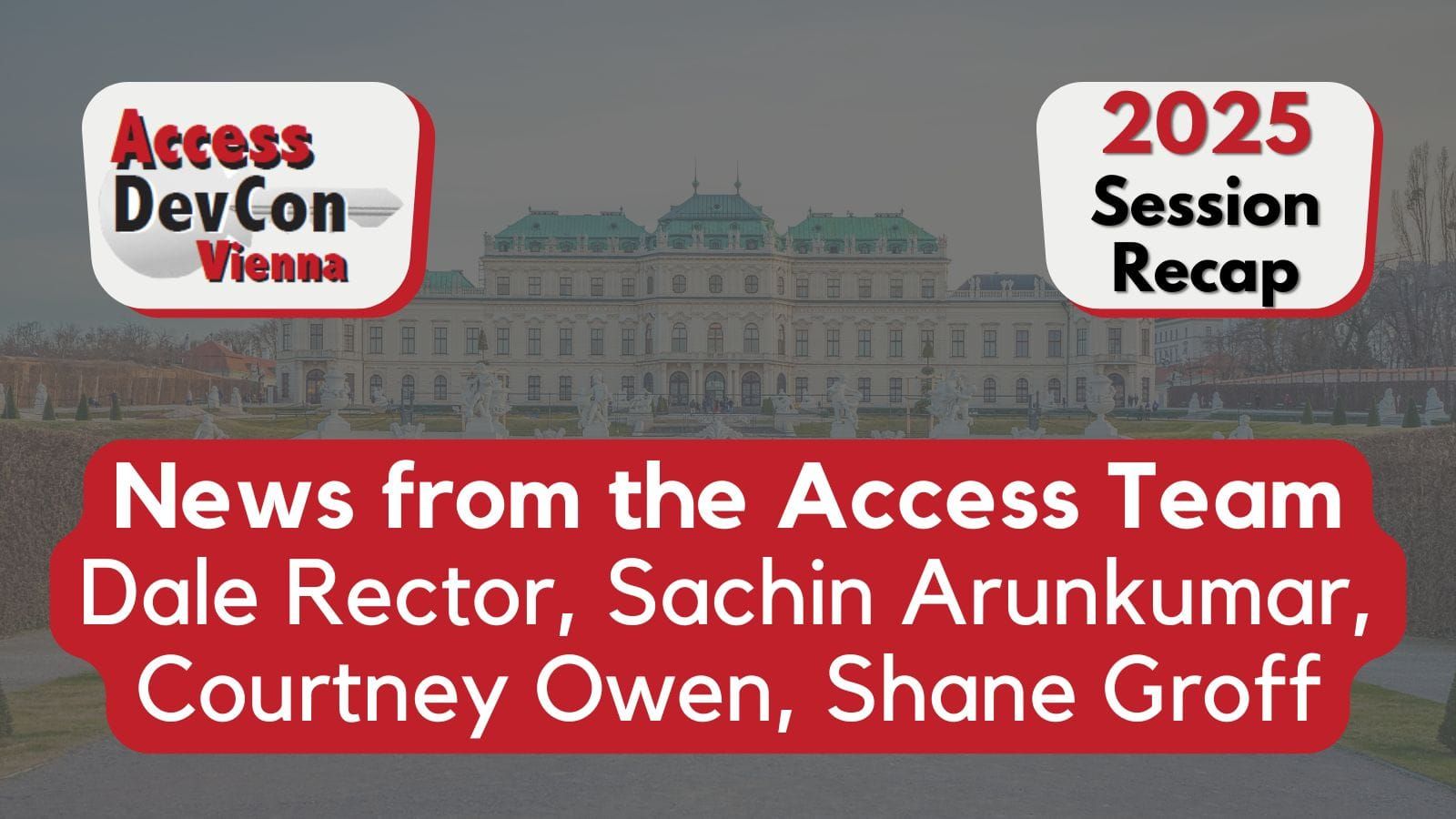 News from the Access Team with Microsoft