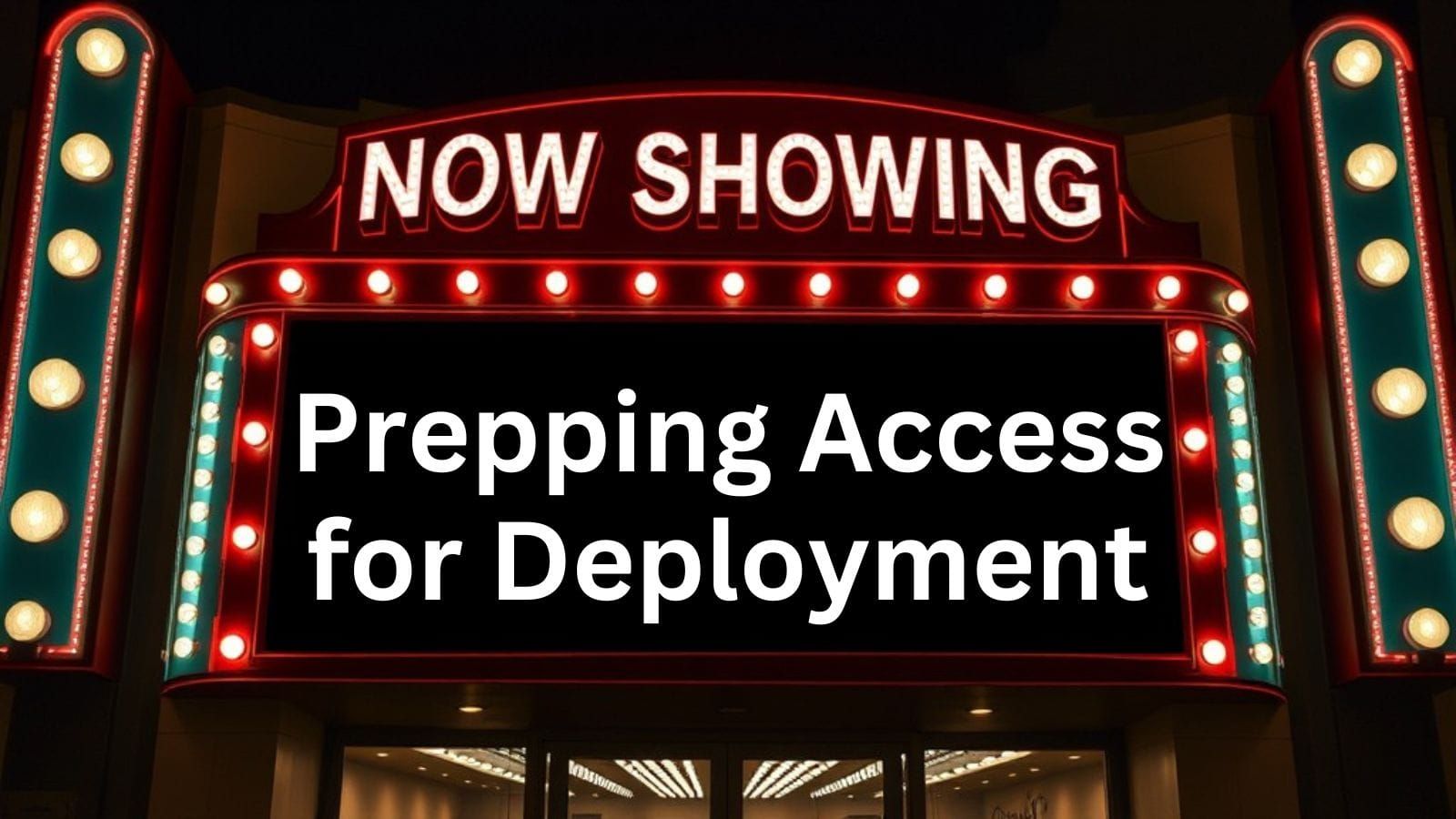 Prepping Access for Deployment with John W Colby