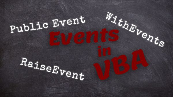 Raising Custom Events in VBA