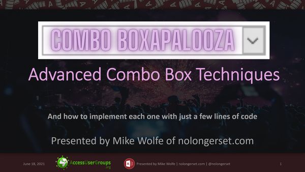 Advanced Combo Box Techniques