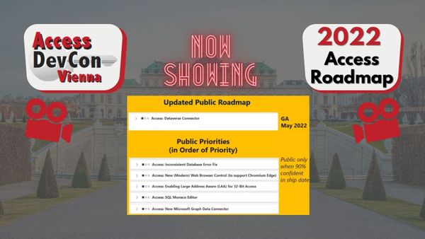 Access DevCon Vienna 2022 - Access Roadmap Update