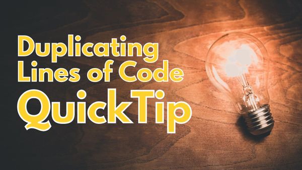 Micro-Efficiency: Duplicating Line(s) of Code in VBA