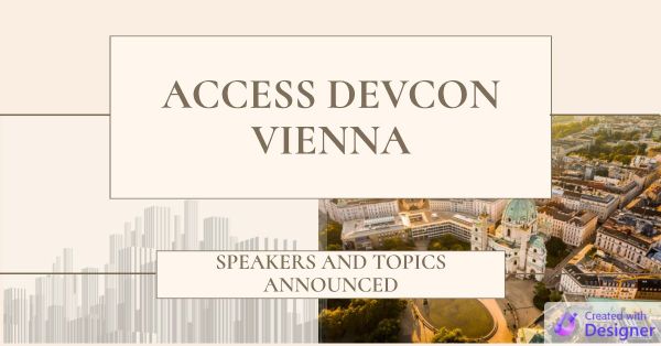 Final Lineup Announced for Access DevCon Vienna 2023