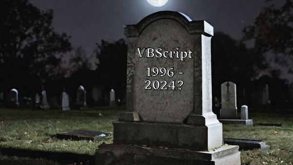 Microsoft Announces the Death of VBScript