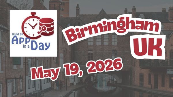 UKAUG: App-in-a-Day Conference