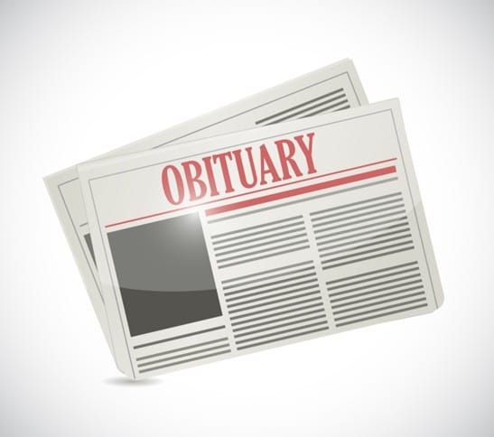 Hopefully not your obituary…