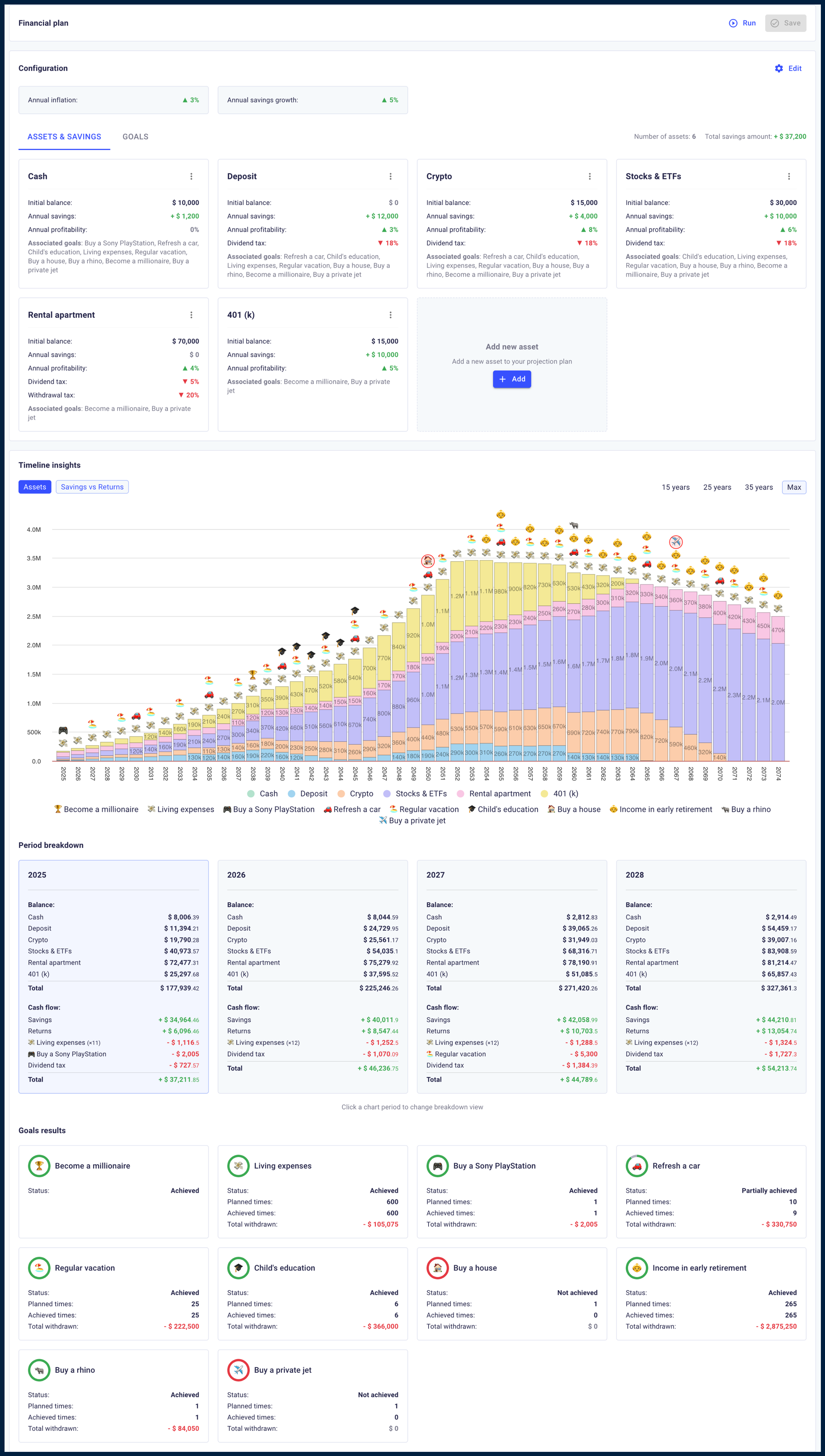 FIREkit Retirement Calculator screenshot