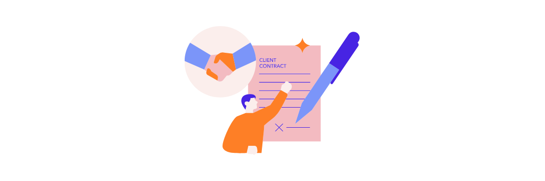 signature contrat client 