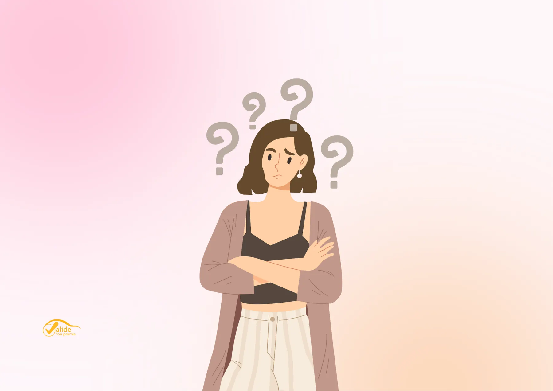 femme qui se pose des questions