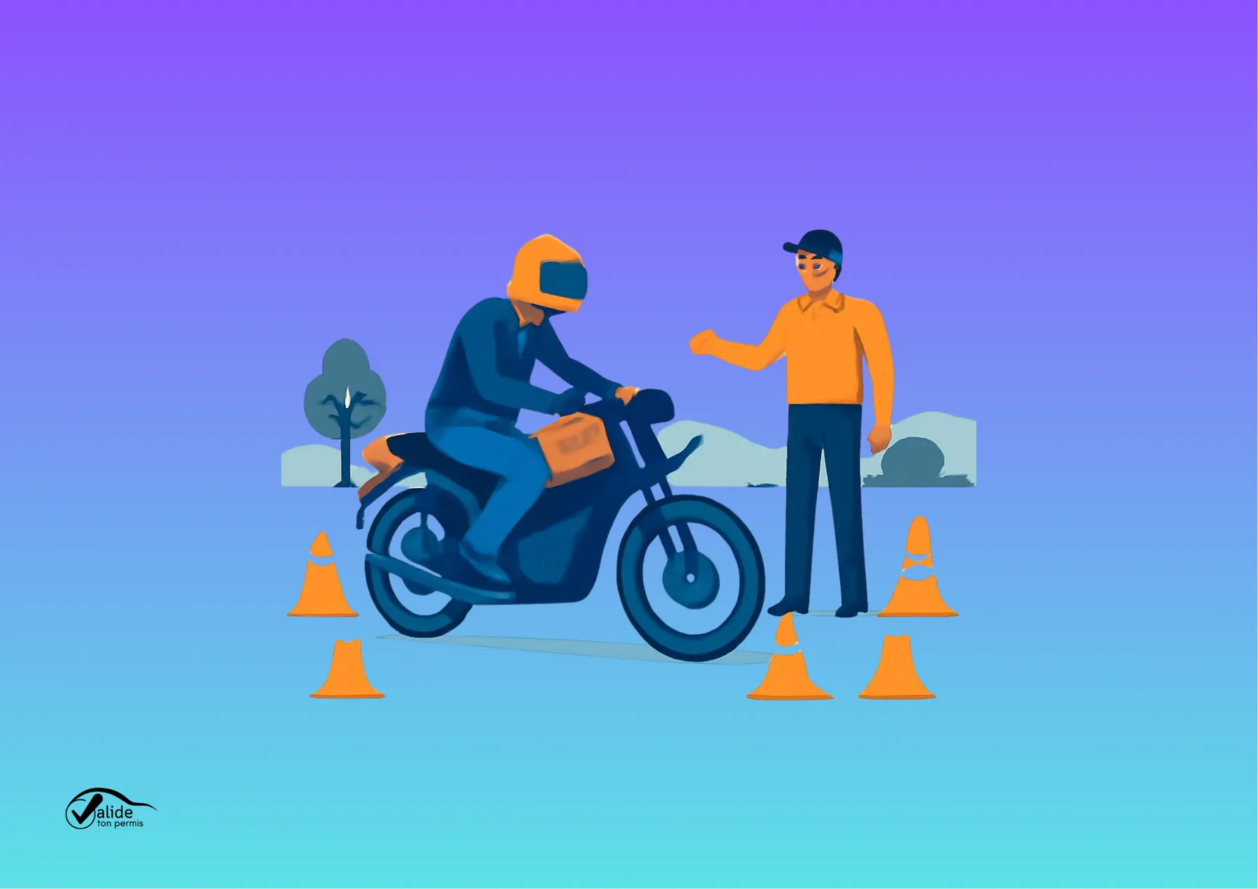 leçon de conduite moto