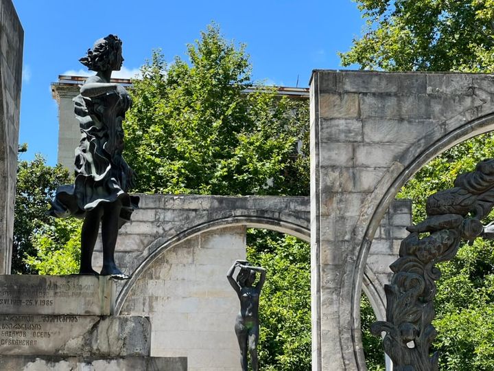 Image of Soviet Sculpture Complex in Kutaisi, Georgia