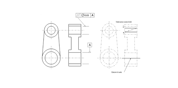 Tolerancing approach in geometric dimensioning and tolerancing