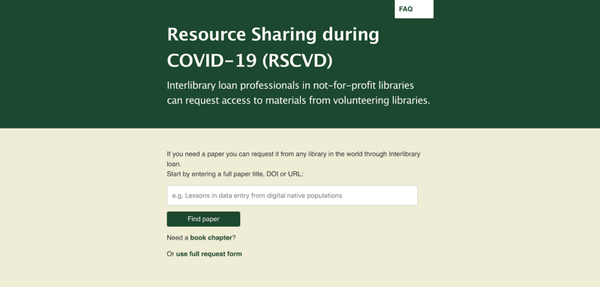 Supporting Resource Sharing during COVID-19 with IFLA