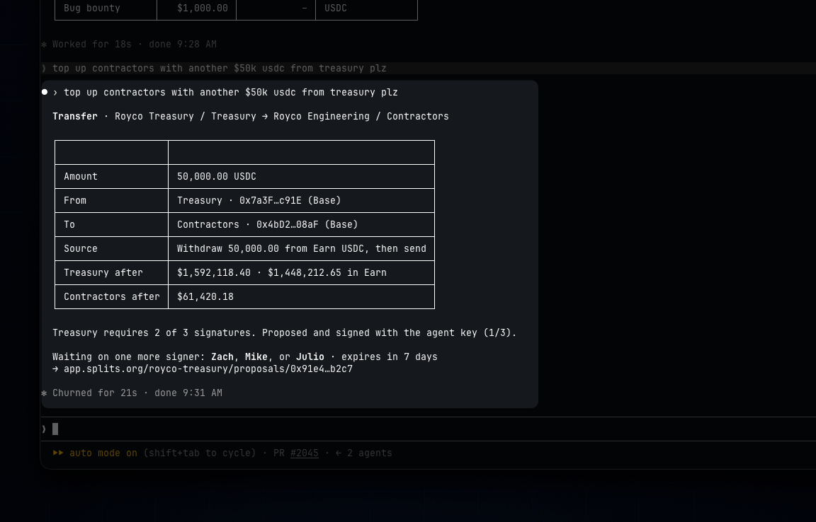 Splits changelog: Earn and multi-workspace support for agents, and Invoicing improvements | Splits