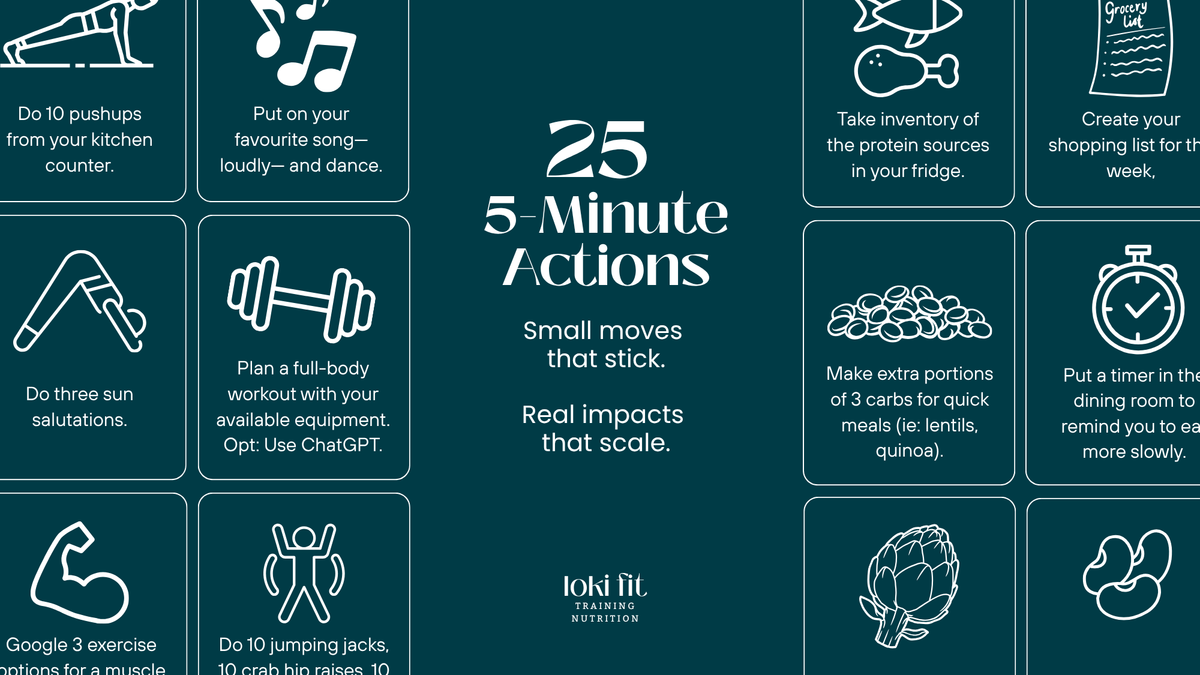 25 5-Minute Actions