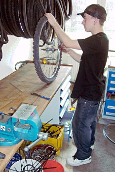 Reparaturarbeiten in der FAHRbar