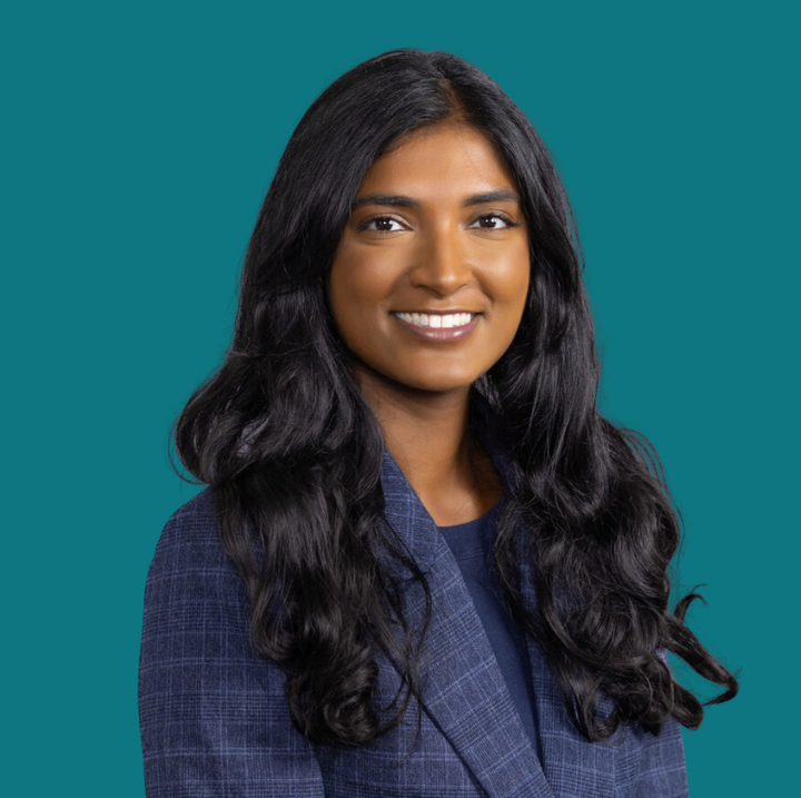 The photo shows Chicago School Board Member Anusha Thotakura, who represents District 6 A.